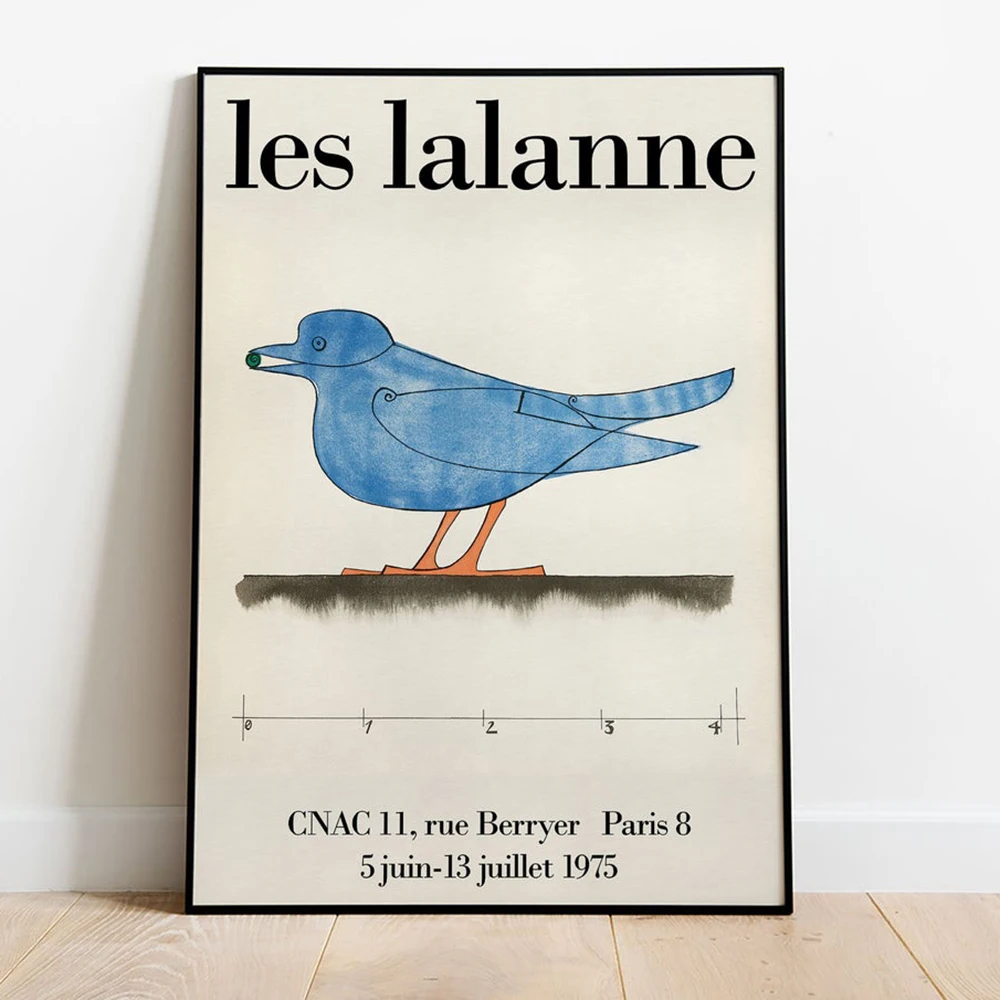 

Canvas HD Prints Les Lalanne Poster Wall Art Blue Bird Home Decoration Painting Modular ForVintage Pictures Living Room
