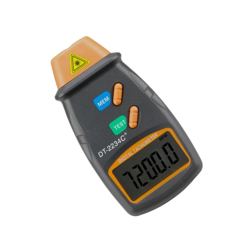 Мини Бесконтактный цифровой лазерный Фото Тахометр с ЖК-экраном об/мин тахометр