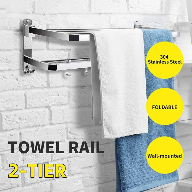 Держатель для банного полотенца из нержавеющей стали настенная полка кухонной