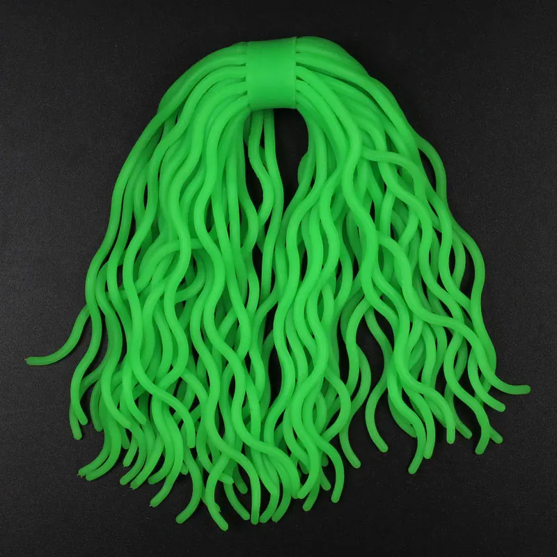 green Bimoo 60 лап/шт мягкий червь форель нахлыстом мухи белки Wormy материал для завязывания мух рыболовные приманки - Цвет: green