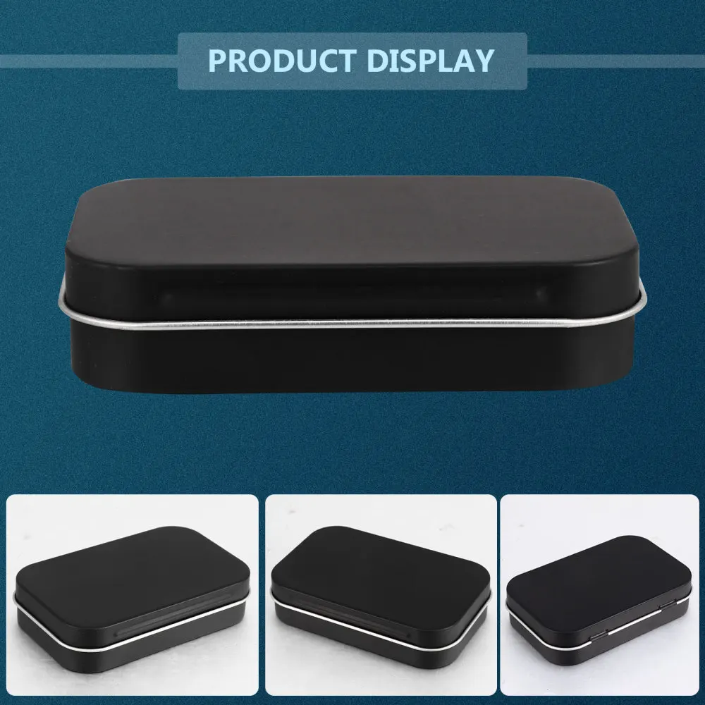 

1 Set 10Pcs Practical Storage Cans Creative E-cigarette Tinplate Storage Boxes