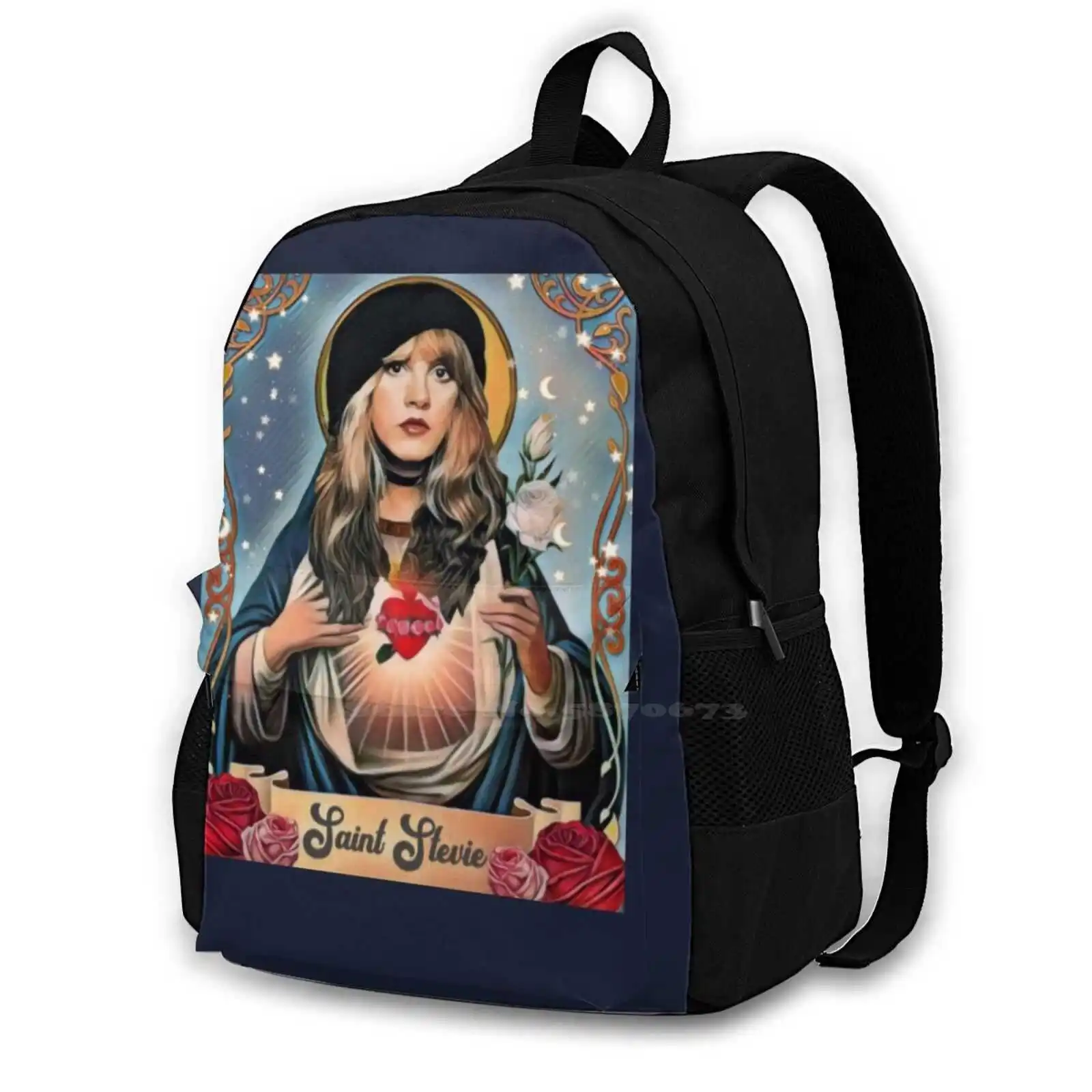 

Stevie Nicks Saint Stevie Nicks Women Men Teens Laptop Travel School Bags Maç Macmiller Mc Miller Ariana Grande Miller And