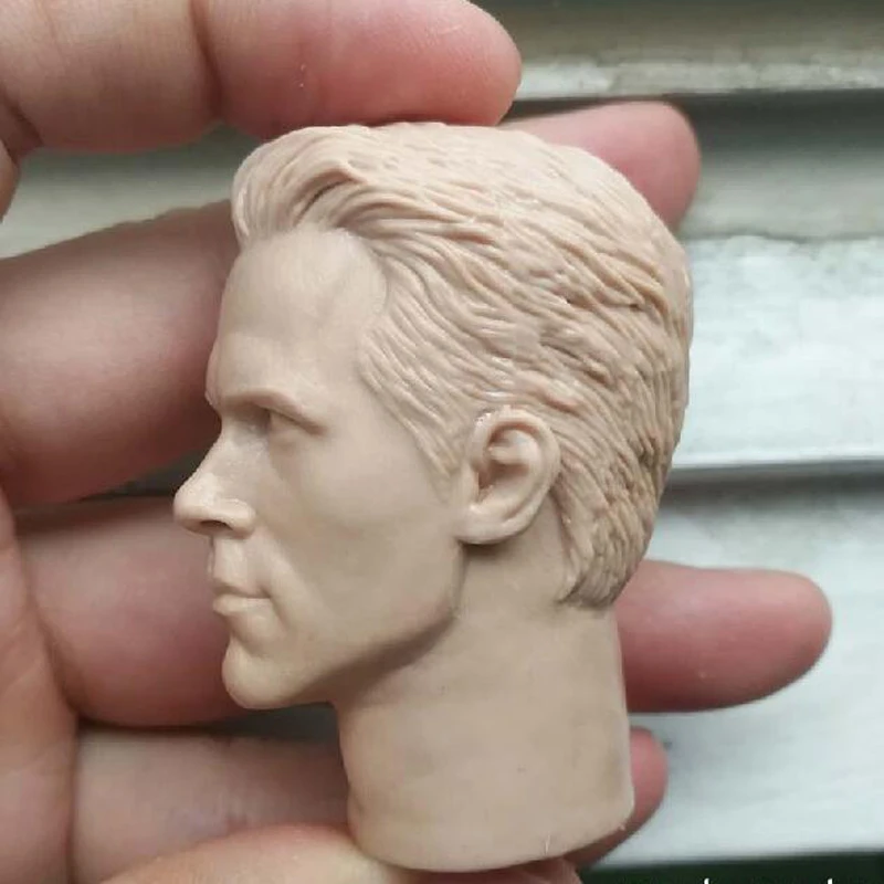 Лидер продаж 1/6 голова Райана Рейнольдса без рисунка Неокрашенная подходит для