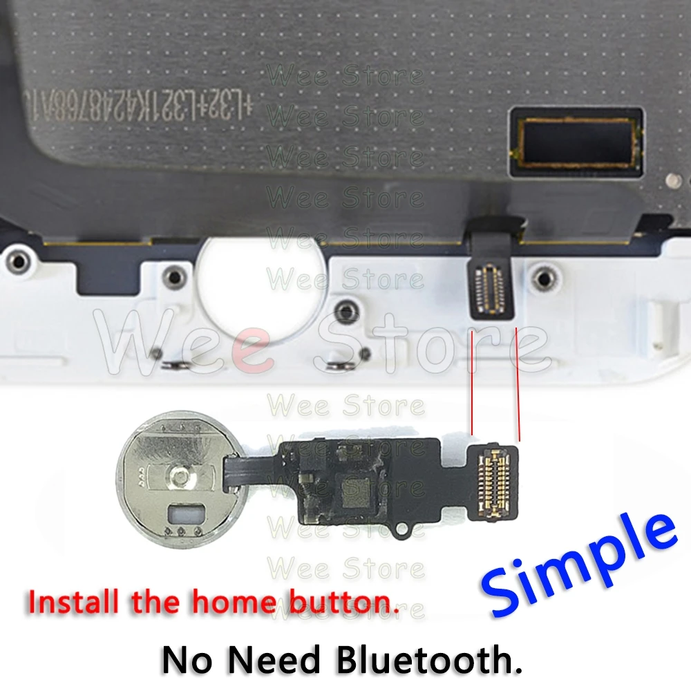 Универсальное восстановление обычных функций Кнопка возврата домой для iPhone 7 8 Plus