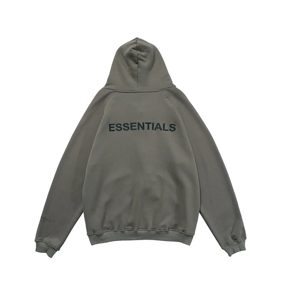 

Hip Hop New FOG Style Essentials Women Men Double Zipper Suttont Hoodies Sweatshirt Oversized Men Cotton Hoodie TOP QUALITY