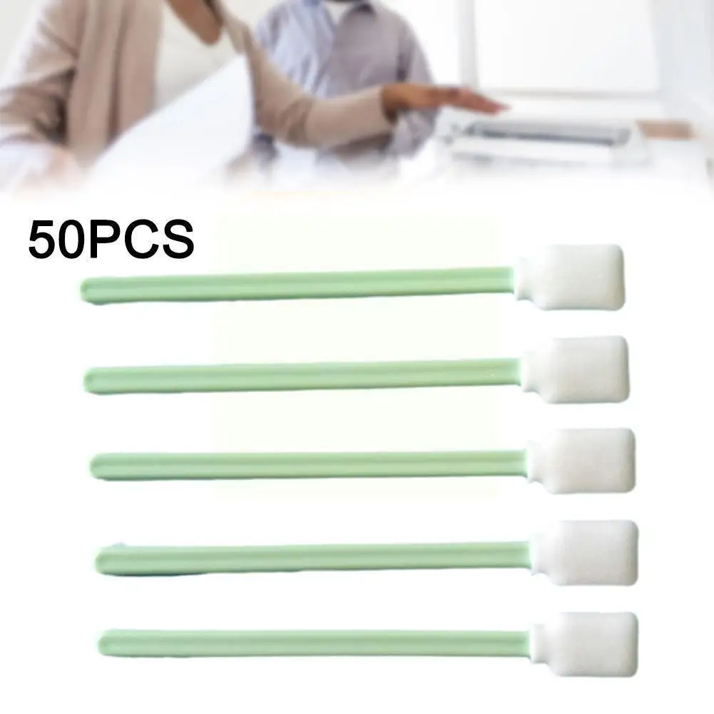 

New 50pcs Cleaning Swabs Sponge Stick For Eco Solvent Printer Roland Mimaki Mutoh Zhongye Flora Cleaner 13cm Le M4v6