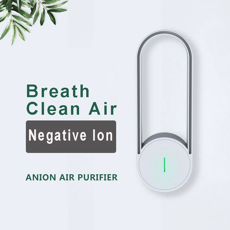 

Portable Air Purifier USB Plug Air Freshener Lonizer Cleaner Dust Cigarette Smoke Remover Toilet Deodorant for Home Car Kitchen