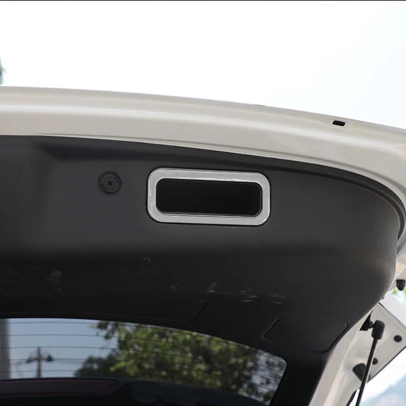 

Lsrtw2017 дверь багажника автомобиля Открытая переключатель ручка рамка планки для Changan Cs75 Plus 2020 2021 аксессуары автостайлинг молдинги