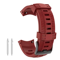 soft silicone watch band strap for suunto 9 baro 24mm bands outdoor sport silicone smartwatch belt for suunto 9 watchs accessory