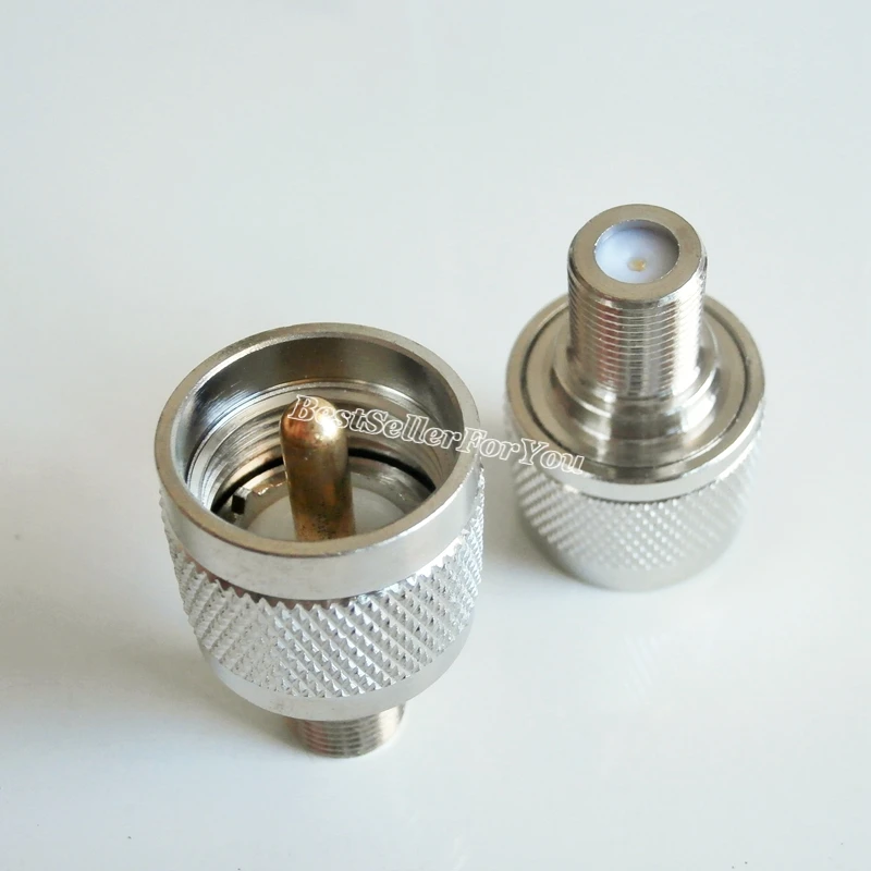 1 шт. переходник F-UHF F Jack Female на UHF PL-259 PL259 штекер RF разъем медь | Строительство и