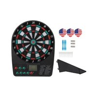 electronic dartboard game set lcd display automatic scoring dart plate scoring board home party bar entertainment games