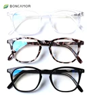 Очки для чтения Boncamor с защитой от сисветильник, компьютерные считыватели с пружинными петлями для мужчин и женщин, очки с защитой от УФ-лучей