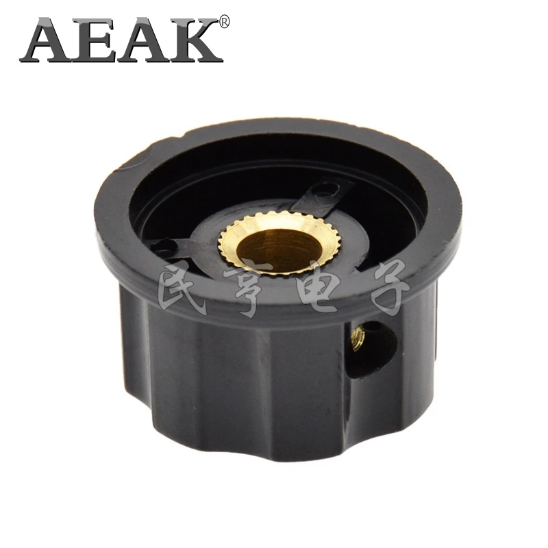 AEAK MF-A03 RV24YN20S 3590S ручка потенциометра внутренняя 6,4 мм поворотный переключатель бакелитовая ручка WH118 WX050 переключатель потенциометра RV24