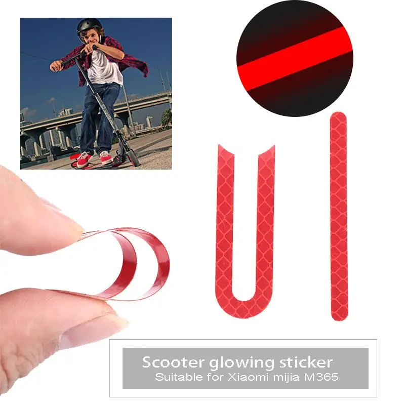 Светоотражающая наклейка для скутера s прочная портативная красная уличная