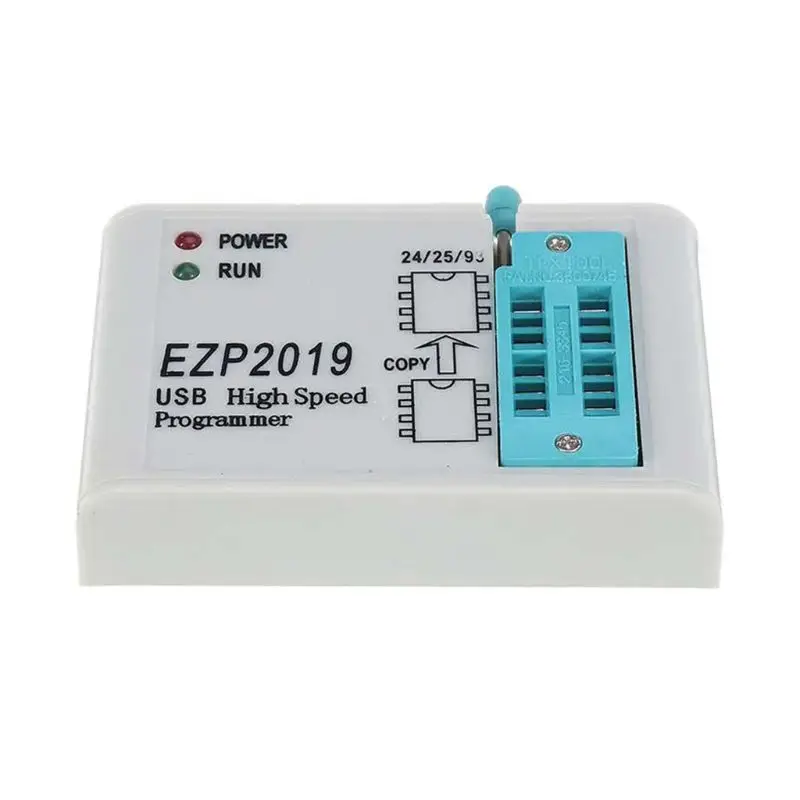 

Высокоскоростной USB SPI программатор F19E EZP2019, поддержка микросхем 24 25 26 93 серии EEPROM 25 Flash Bios с 3 разъемами