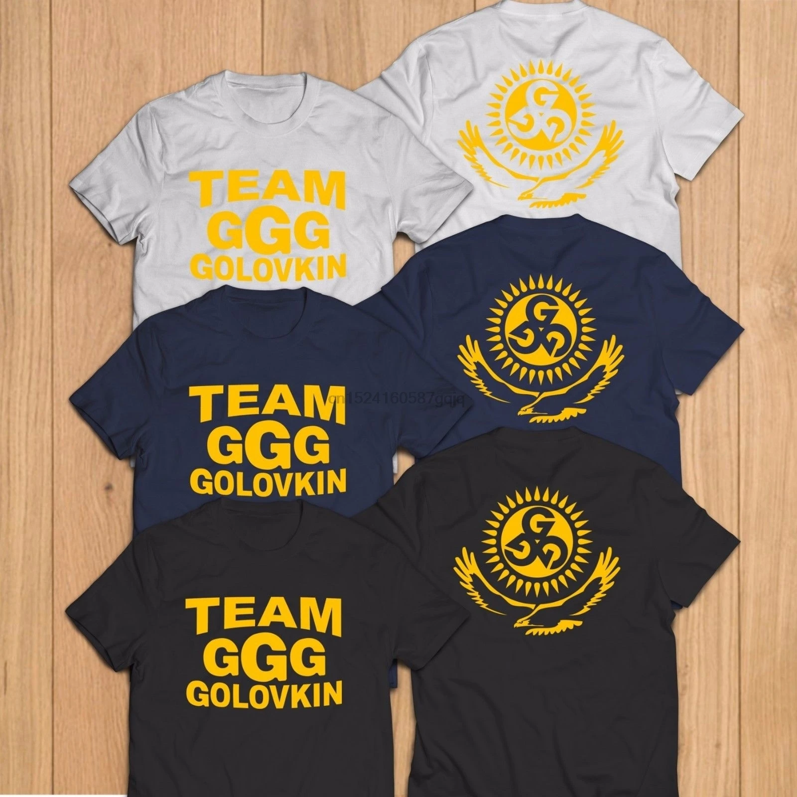 Новый Геннадий Головкин ггг по боксу логотип Футболка S-3XL 2 боковых | Мужская