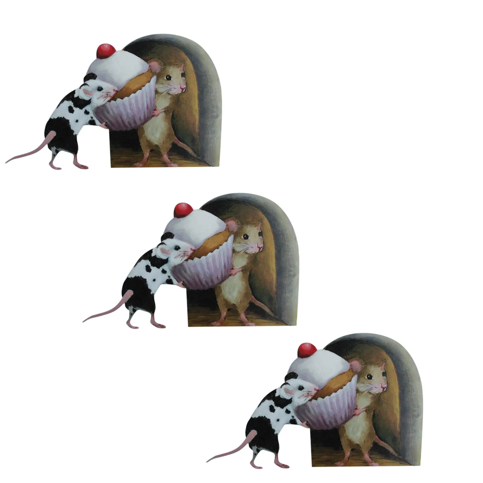 Креативная крыса персонажей мультфильма обои настенные наклейки кекс на стены