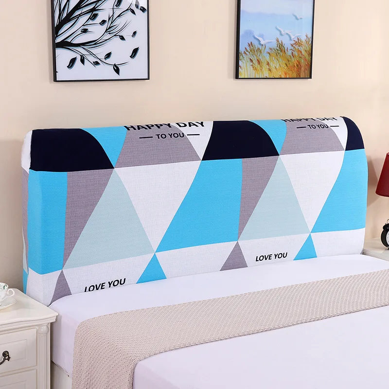 

Nordic Geometric Pattern Headboard Cover Bed Head Cover Full Enclosed Elastic Dust-proof Bed Head Cover/ Protective Cover