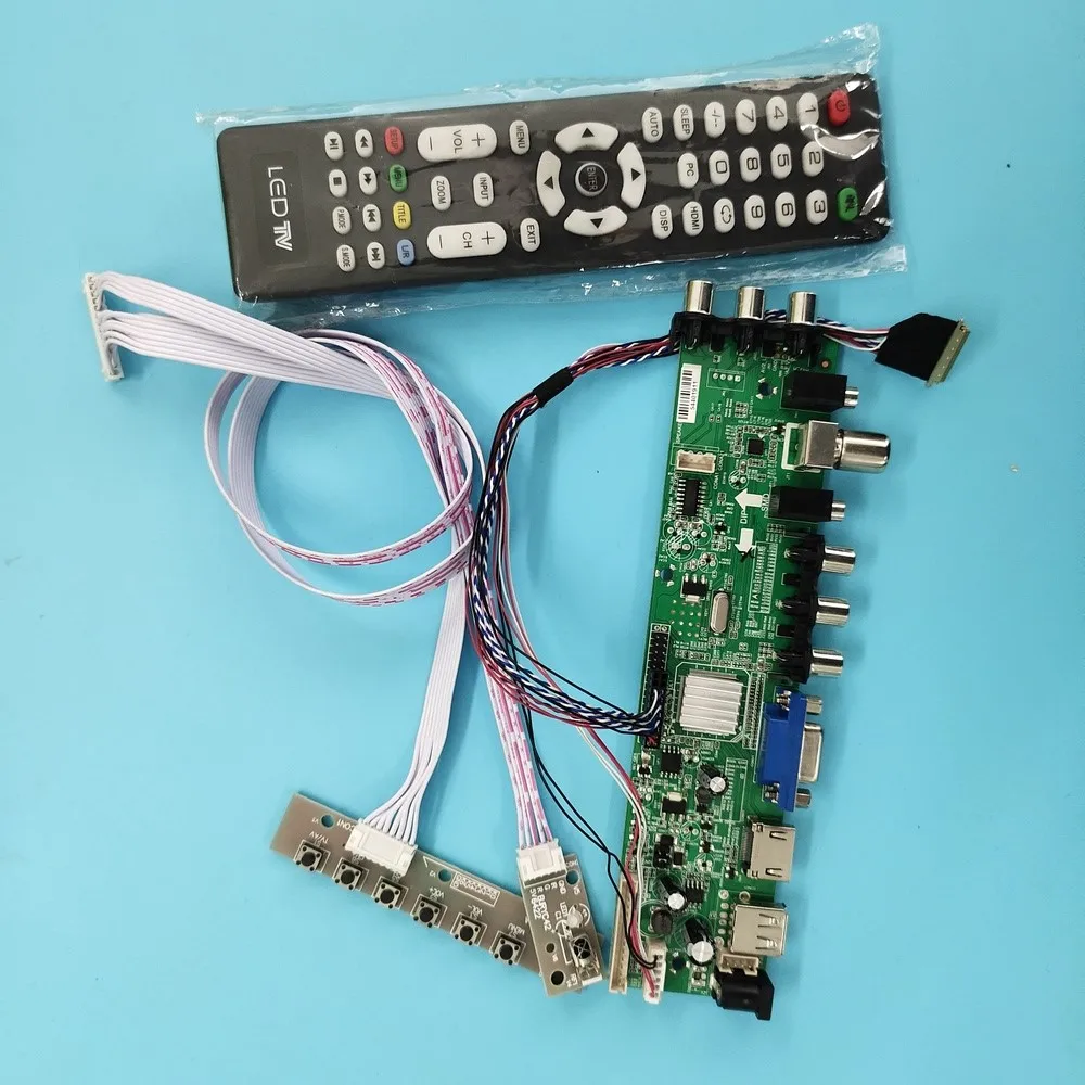 

Kit For LP156WF1-TLF3/LP156WF1-TLA1 Signal controller board VGA LED HDMI digital 40pin 1920X1080 remote DVB-T2 WLED TV LVDS USB