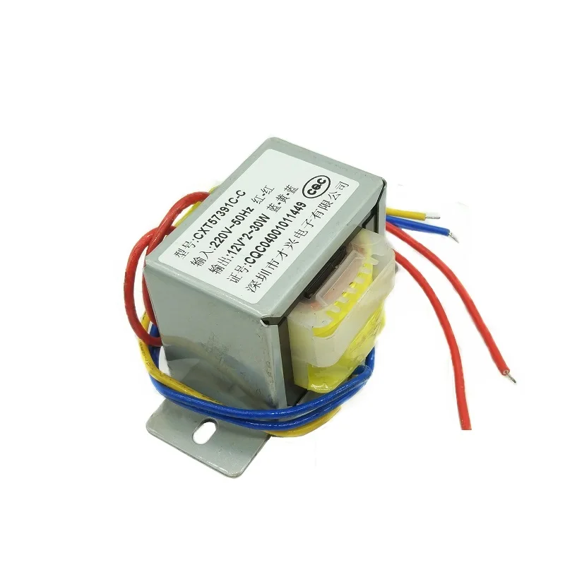EI57 30W трансформатор мощности 220 В до 12 × 2 а двойной усилитель В|Трансформаторы| |