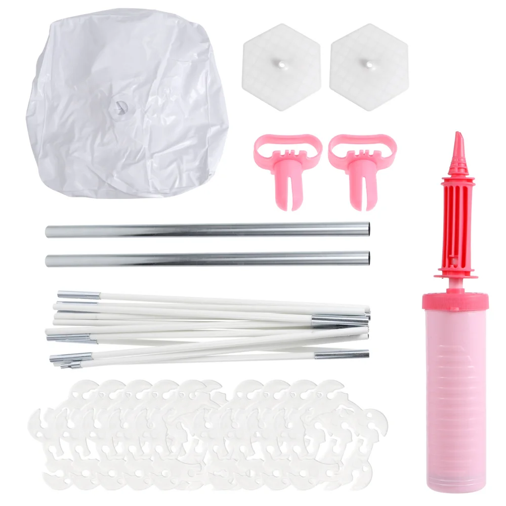

1 Set Balloon Arch Stand Tools with Bases Balloon Arch Bracket Random Color