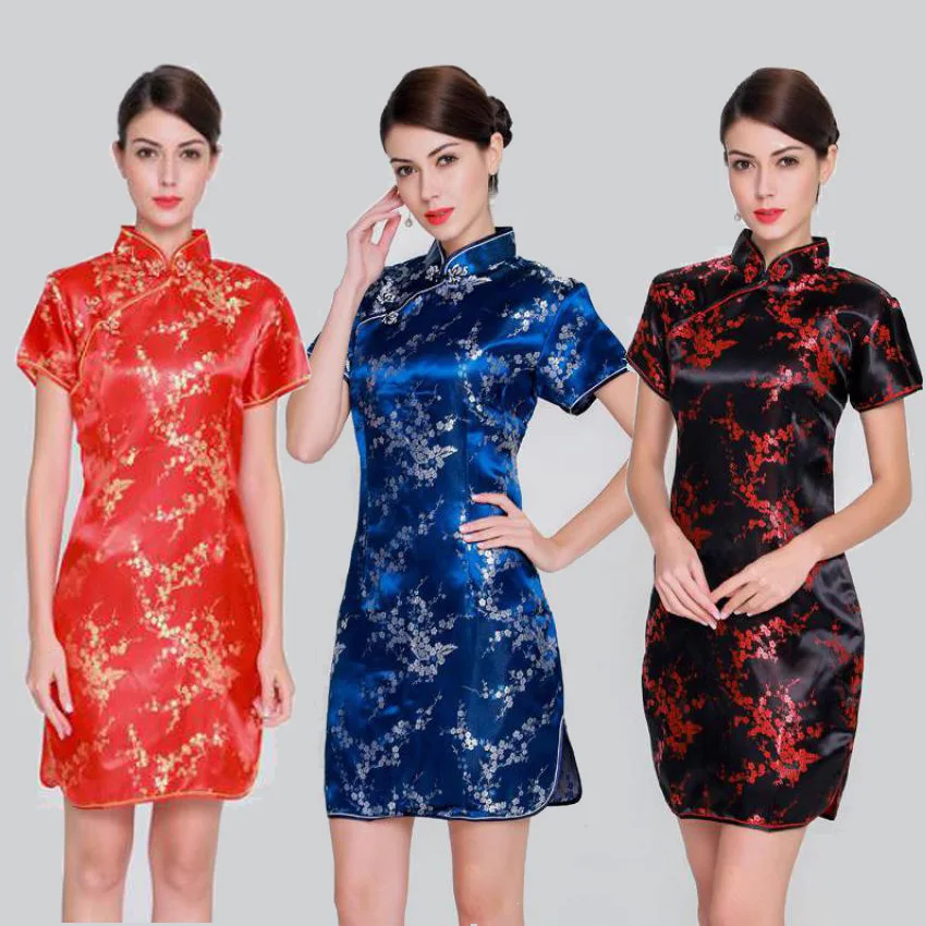 Восточные Ретро Qipao платья для женщин элегантные китайские свадебные Cheongsam