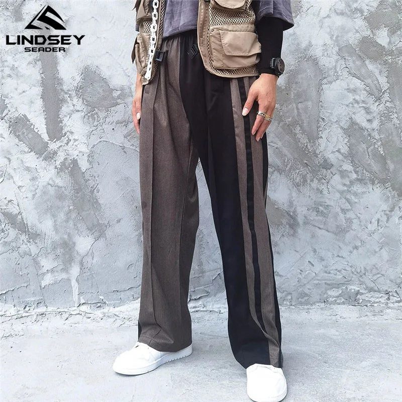 Брюки спортивные мужские в стиле хип-хоп джоггеры уличная одежда пэчворк штаны