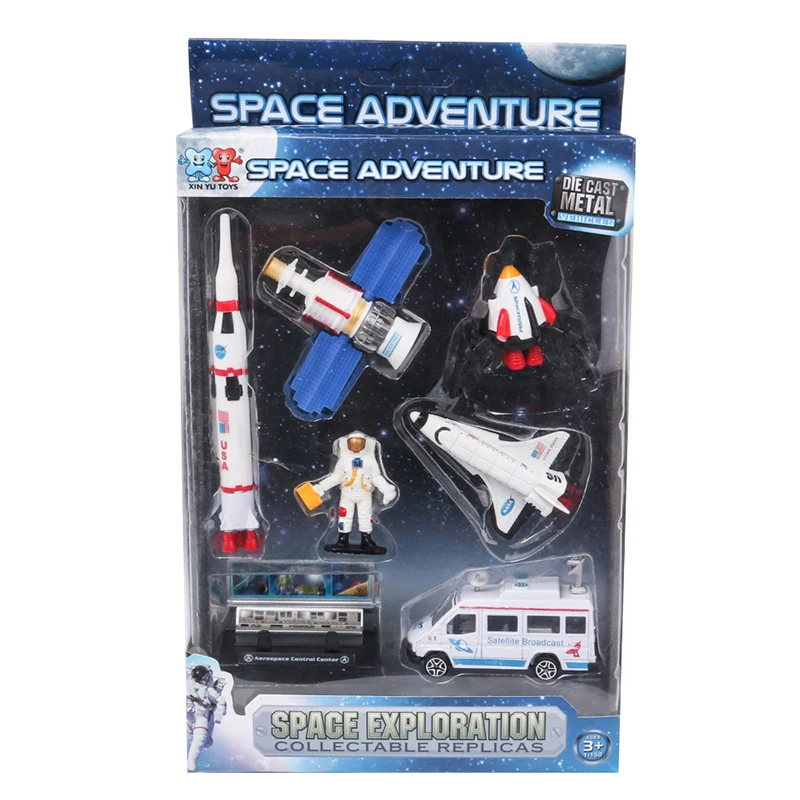 1:64 космическая модель игрушечный набор самолет ракета детский автомобиль