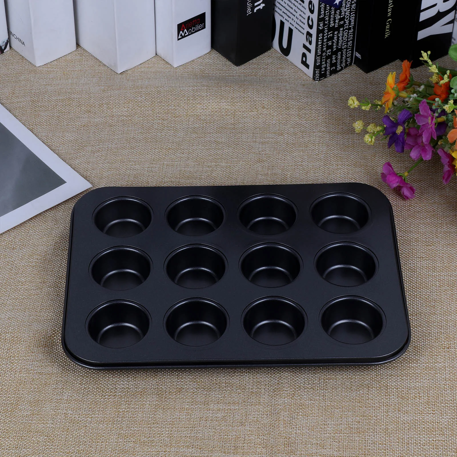 Чашки черный кекс противень для выпечки тортов антипригарная углеродистая сталь