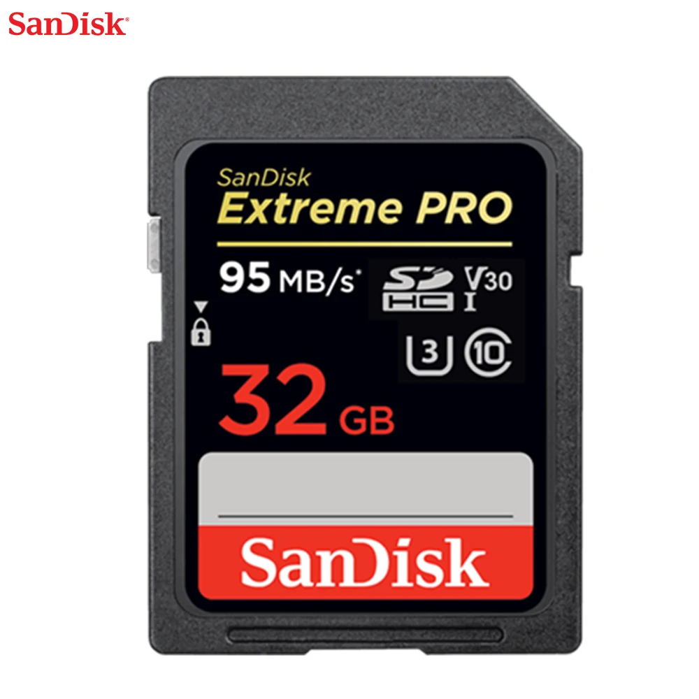 

SanDisk Memory Card Extreme Pro SDHC/SDXC SD Card 95MB/s up to 170M/S 128GB Class10 C10 U3 V30 UHS-I 4K For Camera SDXXG