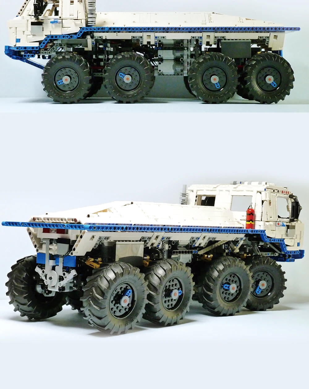BulidMOC Tatra T813 8x8 PROFA инженерный автомобиль трактор игрушка самосвал Модель классическая игрушка автомобиль детские игрушки инженерный автомобиль