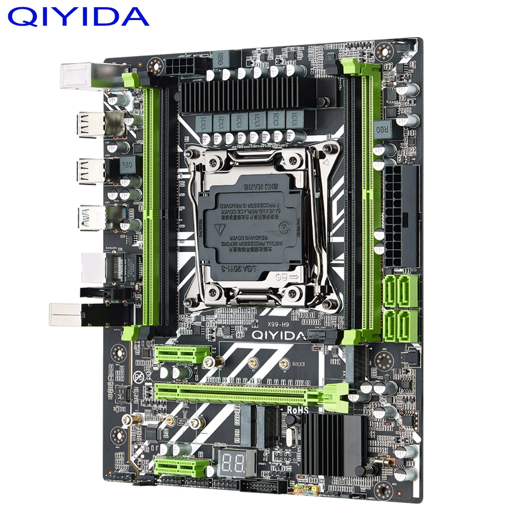 Набор материнской платы qiyida X99 с Xeon E5 2678 V3 LGA2011 3 ЦПУ материнская плата
