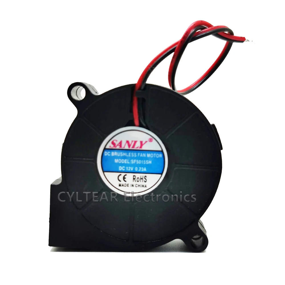 

Высокоскоростной 50*50*15 мм 5015 12 В Вентилятор увлажнителя, вентилятор охлаждения, бесщеточный, детали для 3D-принтера 2Pin, для экструдера, кулера...