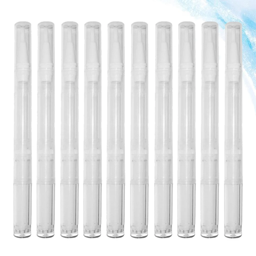 10 шт. прозрачные пустые ручки для маникюра с кисточкой | Красота и здоровье