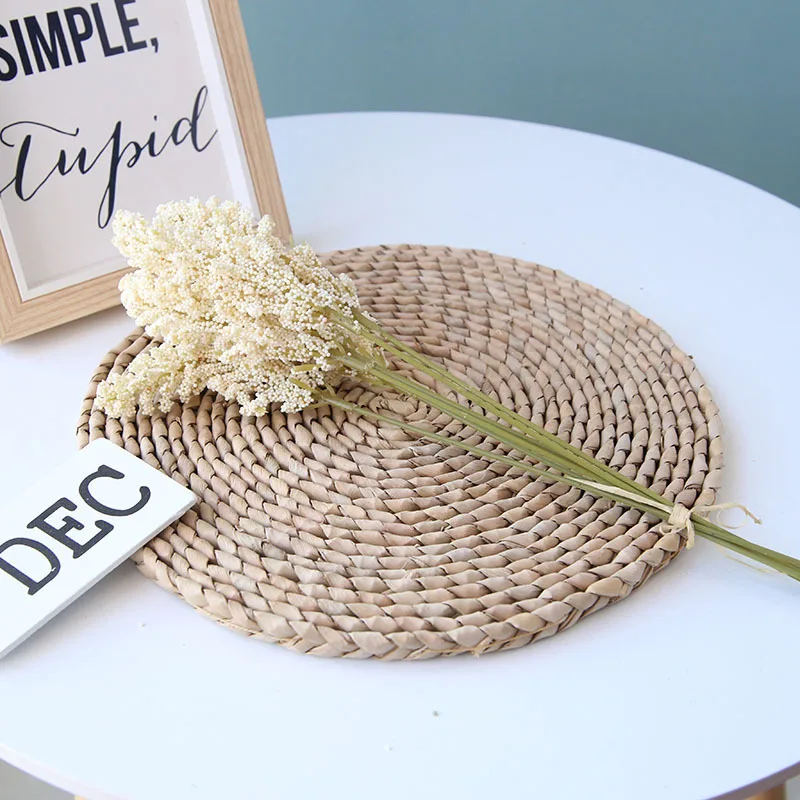 Искусственные цветы из пшеницы 6 шт. свадебное украшение зимние искусственные