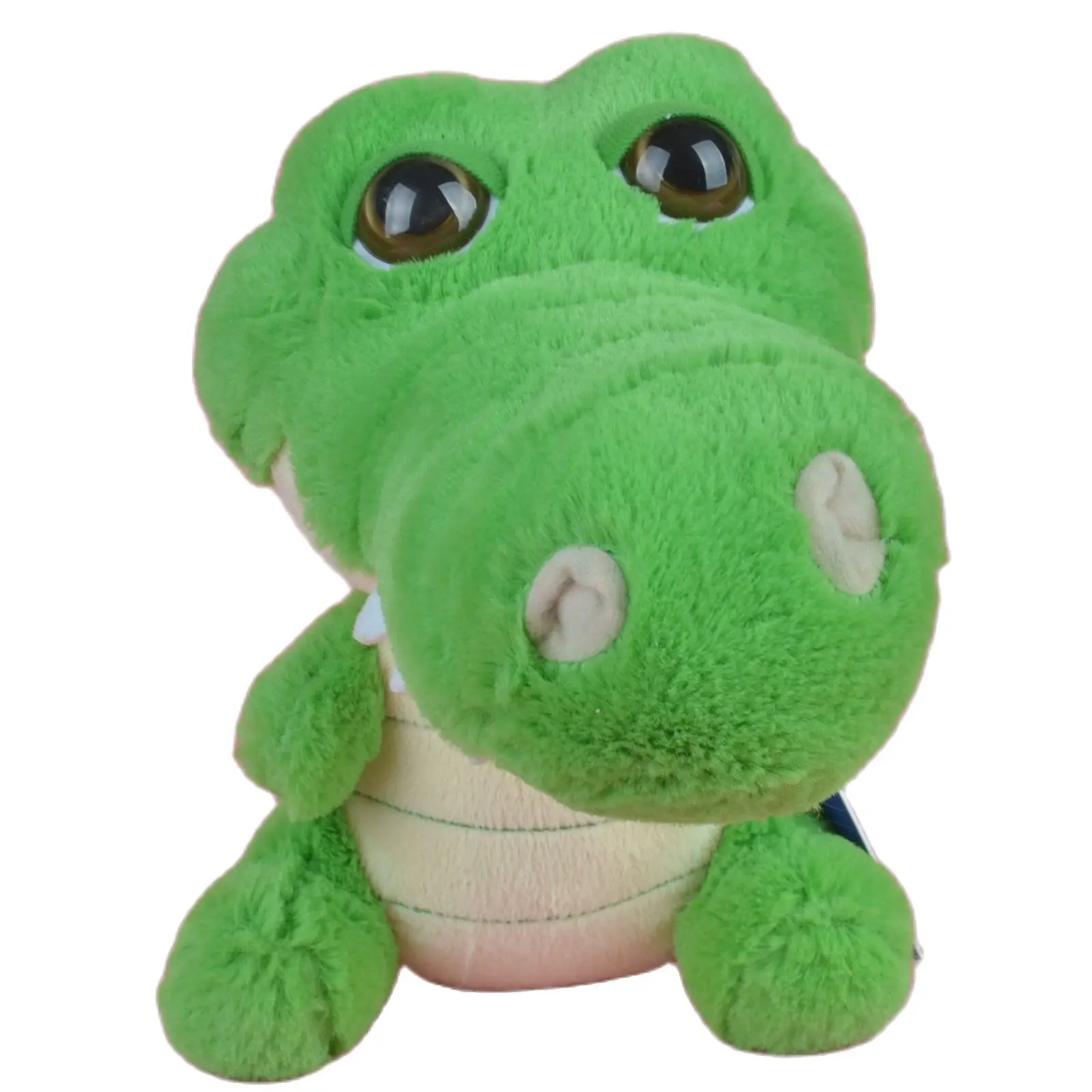 25 см зеленый цвет большие глаза крокодиловая кожа мягкая плюшевая игрушка кукла