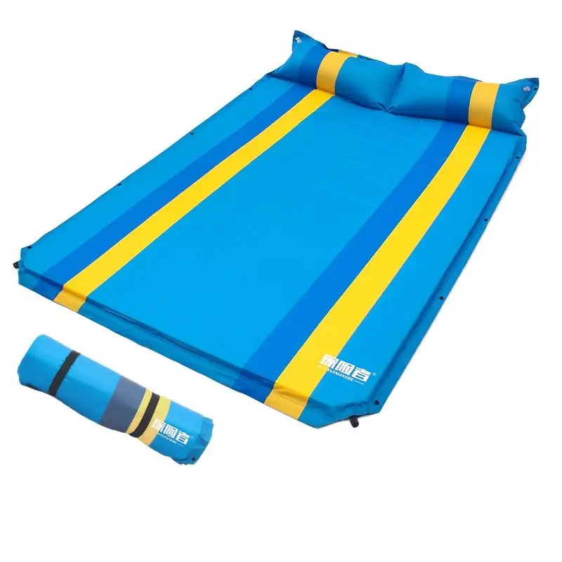 

TXZ двухместная палатка Надувной Спальный Коврик Туристический Открытый Кемпинг Надувной рулонный матрас коврик для пикника пляжные автомо...