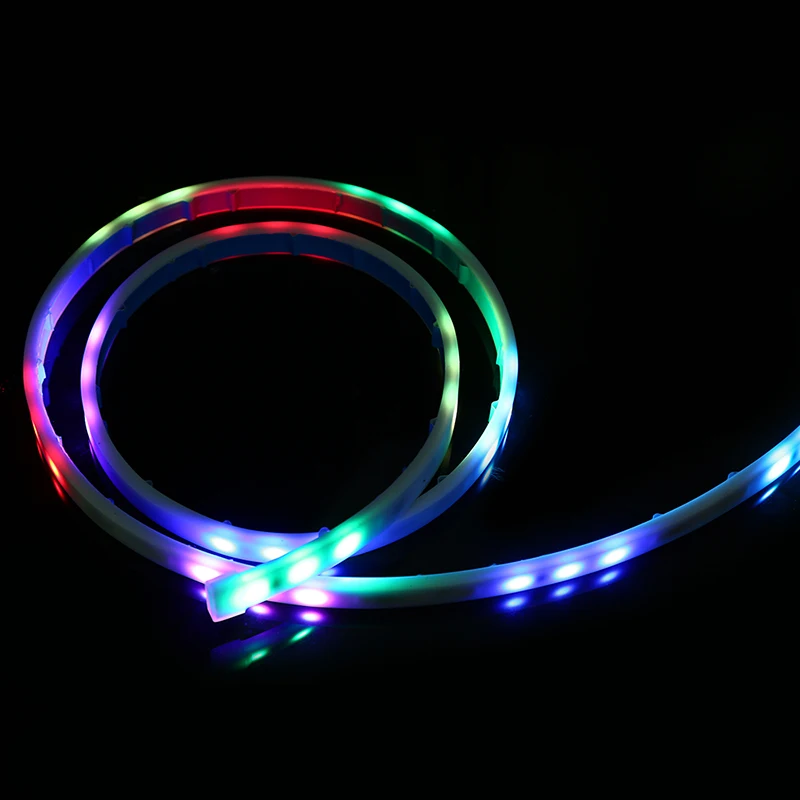 Светодиодная разноцветная лента POSSBAY 1 2 м RGB для багажника автомобиля лампа