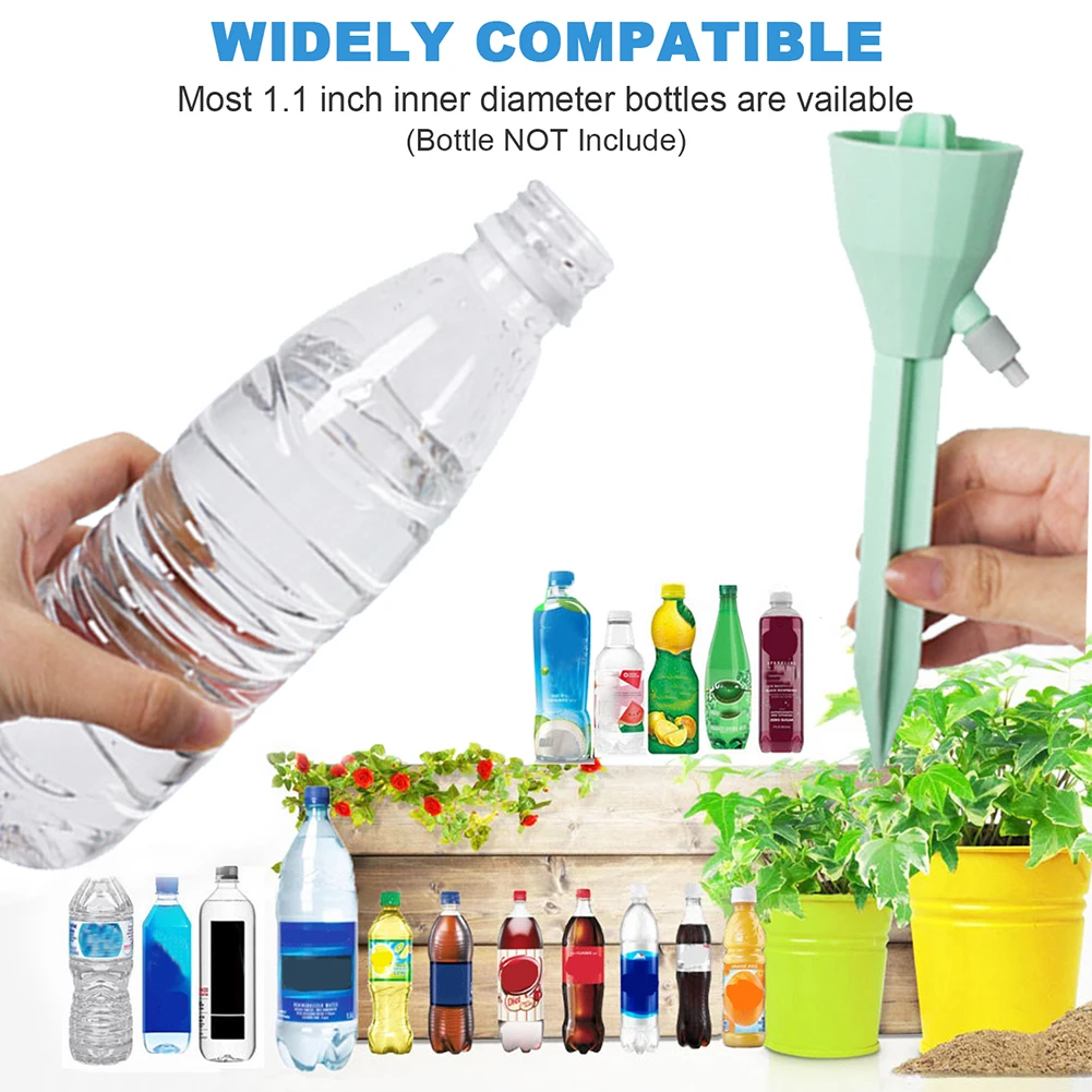 

12 шт. автоматическая система капельного орошения, самополивающиеся шипы для растений, цветов, теплиц, сада, регулируемый автоматический кап...