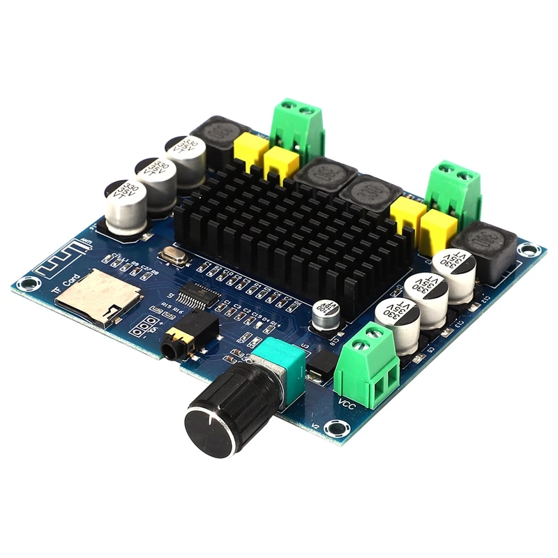 XH A104 Bluetooth 4 1 TPA3116 цифровой усилитель мощности плата 2X50W стерео модуль поддержка tf