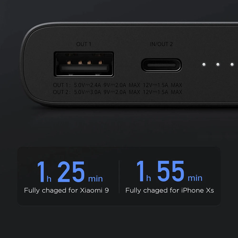 Xiao mi Беспроводной внешний аккумулятор 10000 мАч PLM11ZM usb type C mi внешний аккумулятор 10000 Qi Быстрое беспроводное зарядное устройство Портативная зарядка Быстрая