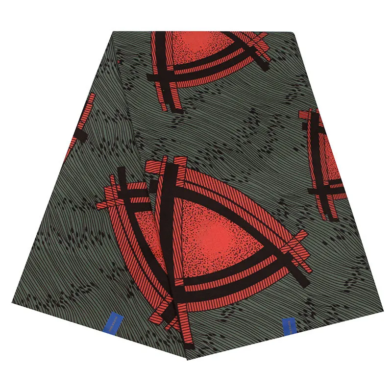 

Африка Анкара Печатный воск ткань настоящая ткань полиэстер воск ткань швейный материал для платья 6 ярдов