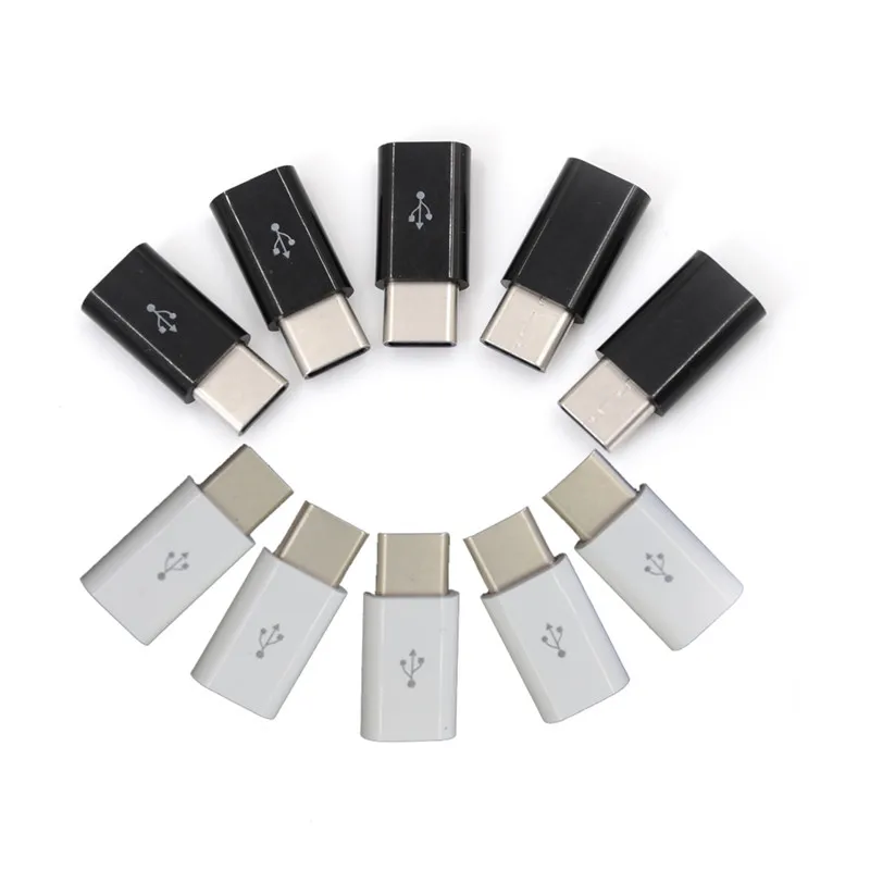 

5pcs USB Type-C Male Connector to Micro USB 3.1 Converter USB-C Adapter Tool