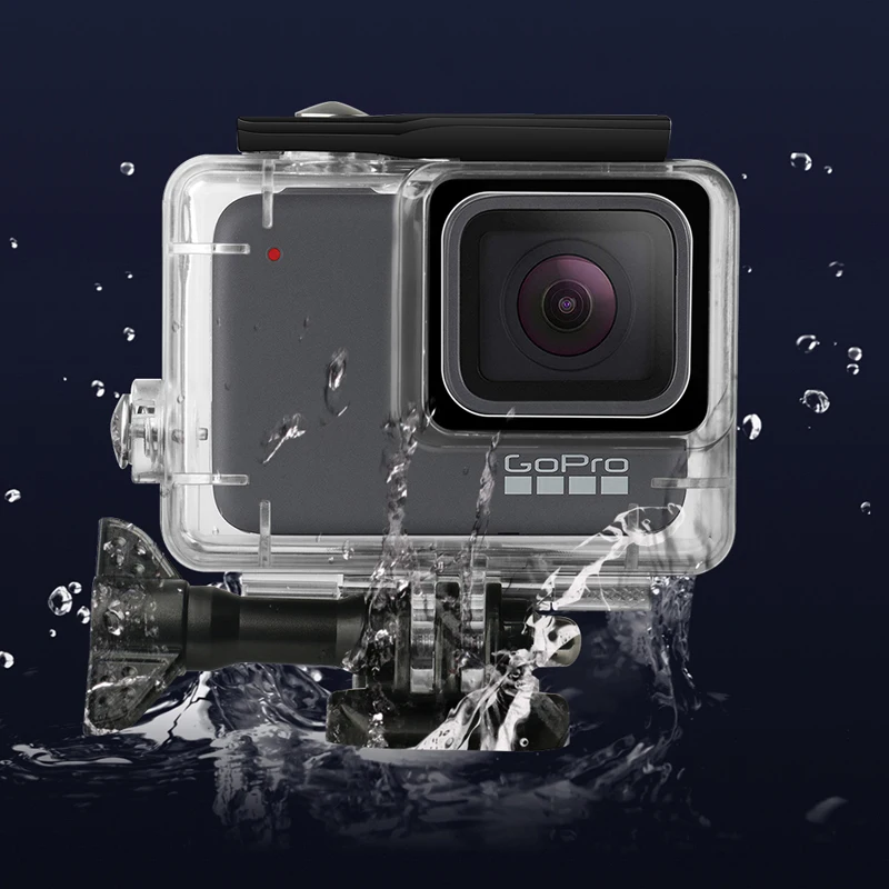 Защитный чехол для дайвинга водонепроницаемые корпуса GoPro HERO7 серебристый белый