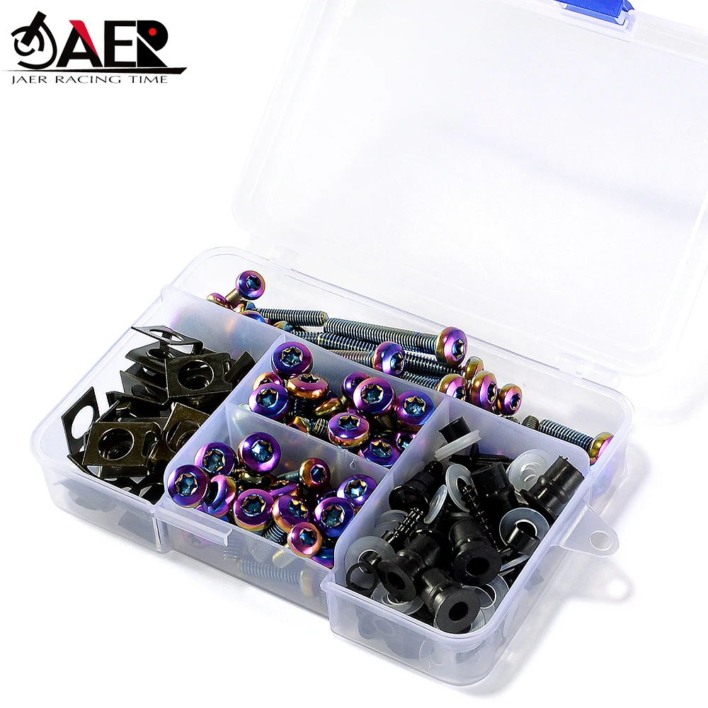 Набор болтов JAER для обтекателя комплект скоростных зажимов крепления пружинные