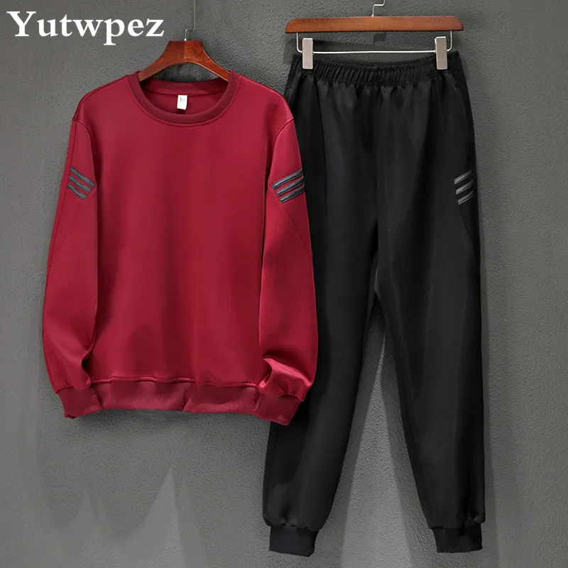 Спортивный костюм для мужчин мужской комплект тренировок и фитнеса свитшот с