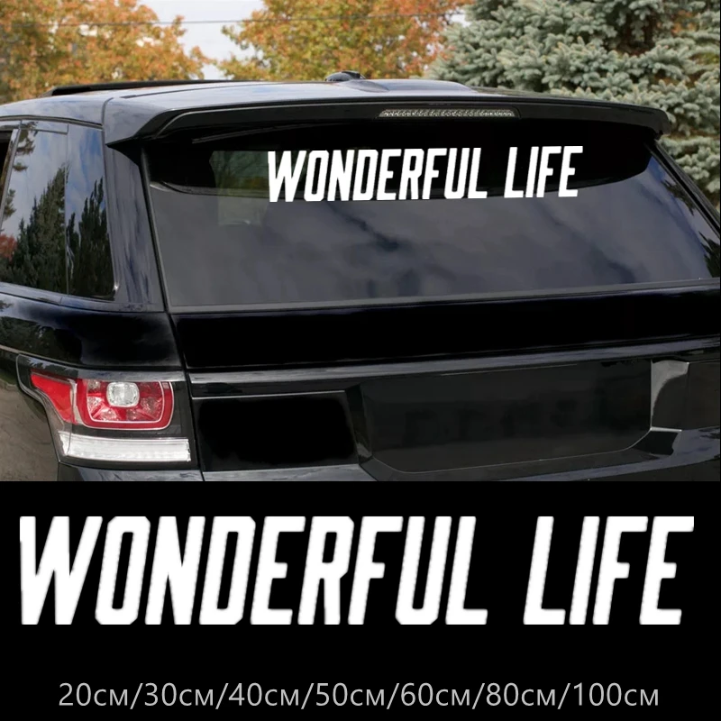 CK20236# наклейки на авто Wonderful Life водонепроницаемые машину наклейка для