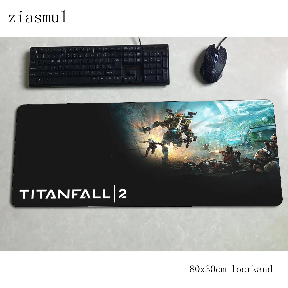 Игровой коврик для мыши titanfall 80x30 см большой игровой геймерский компьютерный