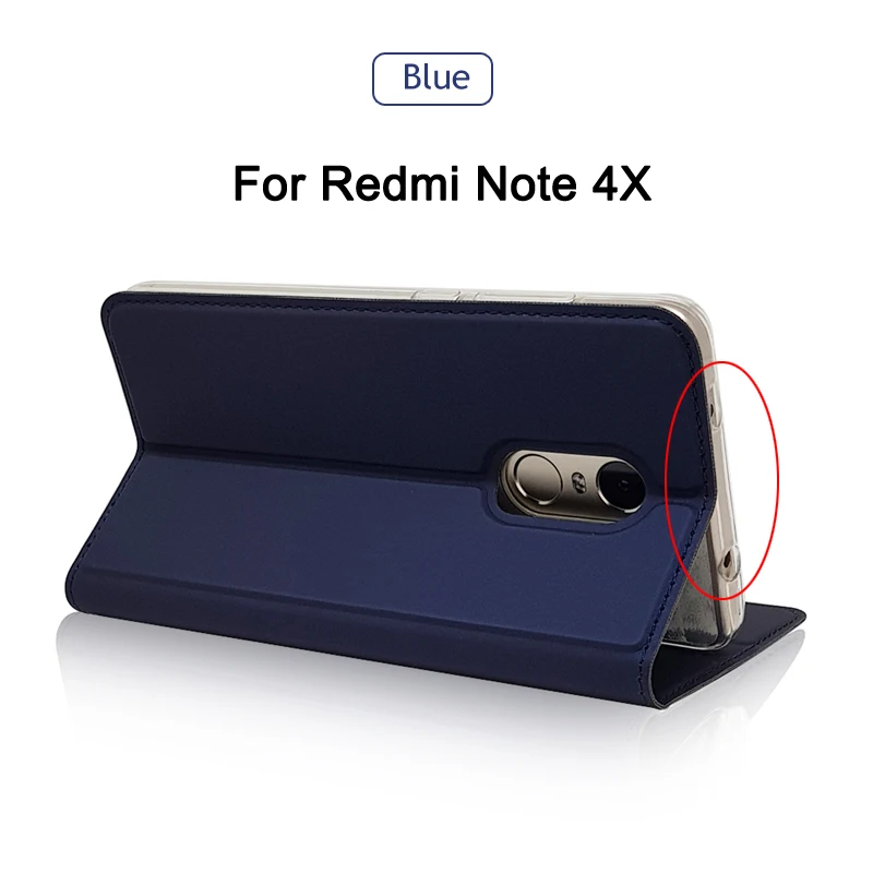 Redmi Note 4x чехол ZROTEVE кошелек чехол для Xiaomi Redmi Note 4 Pro Global Флип кожаный чехол для Xiaomi Note 4x4 Note4 чехол s - Цвет: Blue 4x