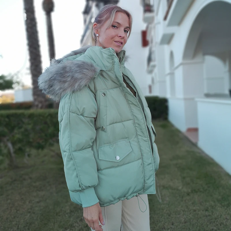 Orwindny куртка женская зимняя для женщин /женские зимние куртки с капюшоном плотное